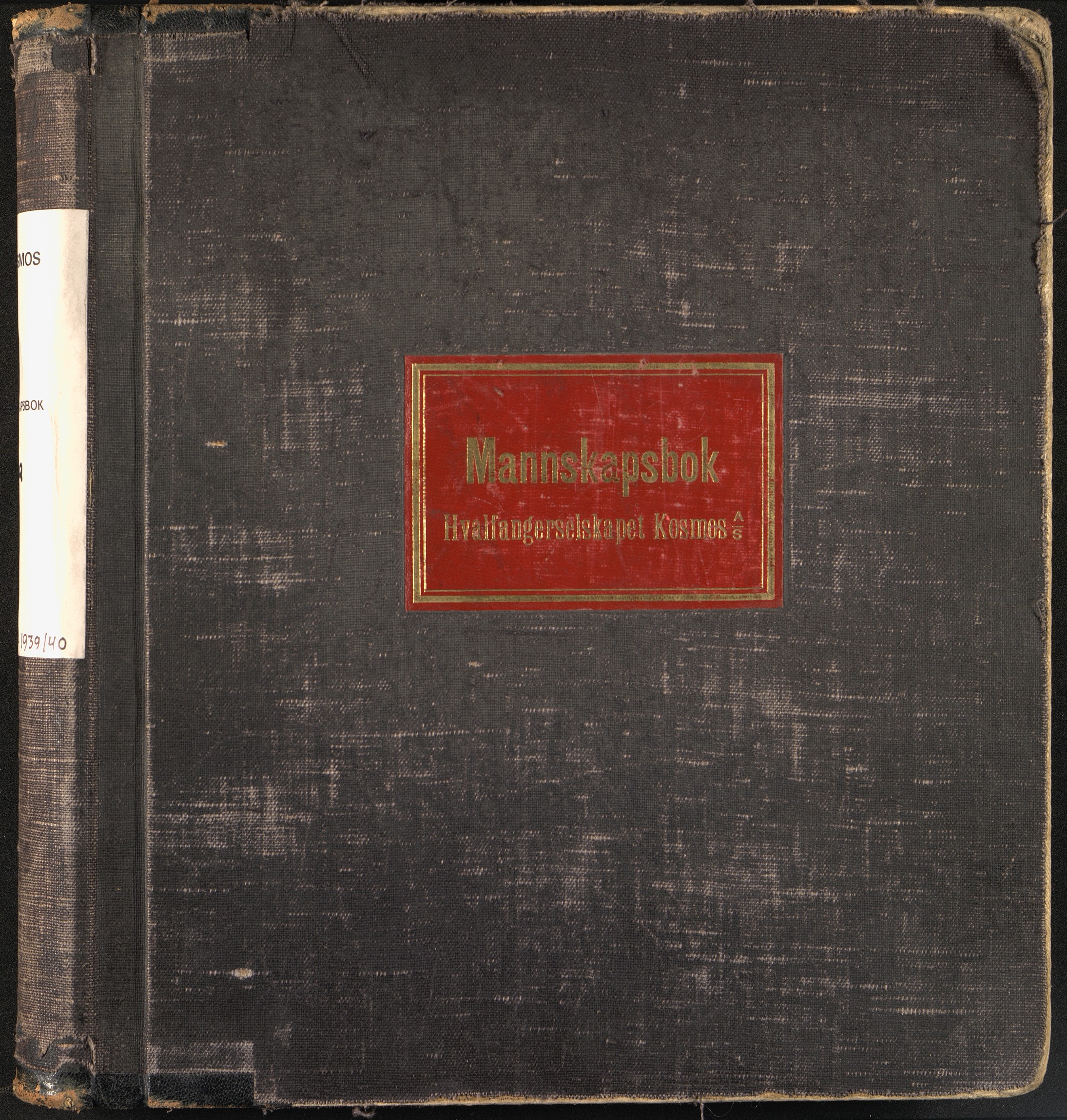 Mannskapsbok - AS Kosmos