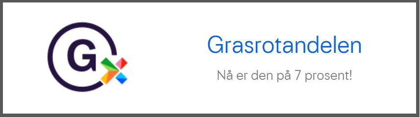 Grasrotandelen, del av logo fra Norsk Tippings nettside 2019