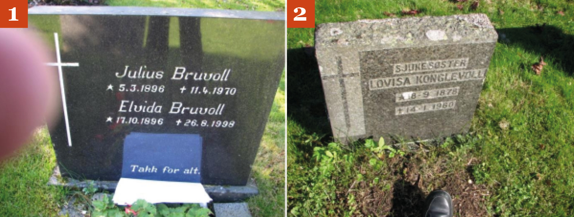 Dårlige bilder av gravsteiner 1