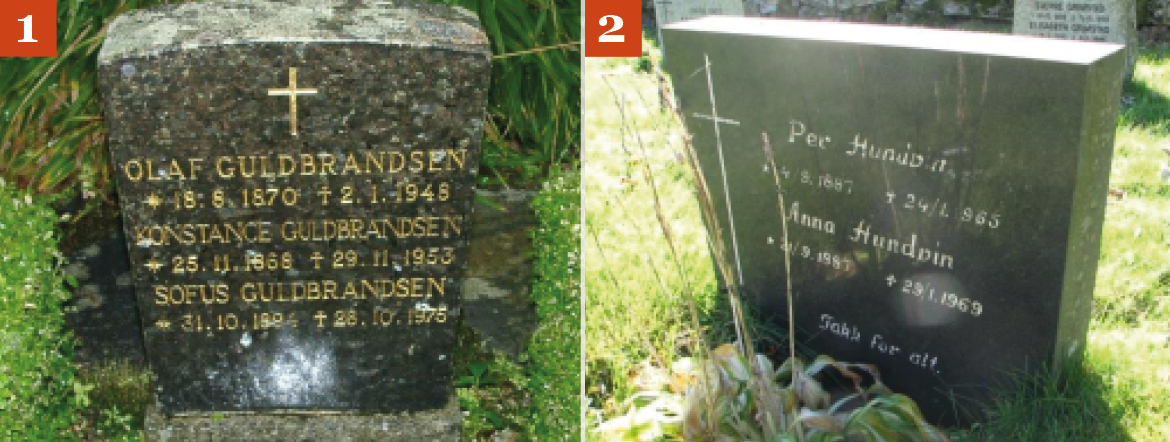 Dårlige bilder av gravsteiner 3